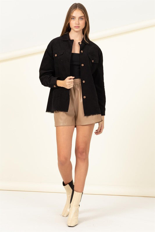 Aspen Corduroy Jacket (Black)